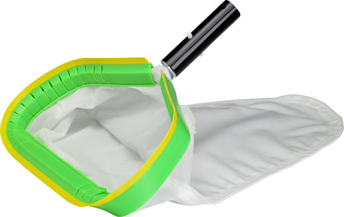 Rubber-Tipped Spa-Ray Pool Net With Fine Mesh Bag